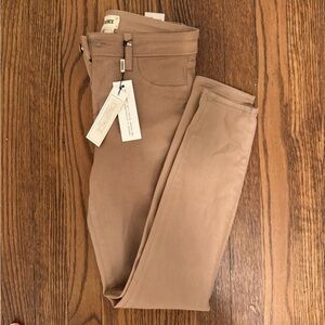 L’agence Margot Skinny Jean Brown Wax Coated